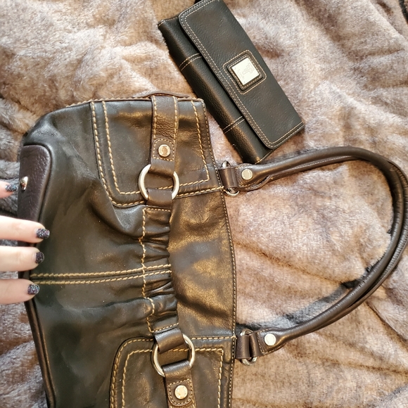 Tiganello brown leather purse and wallet - Picture 2 of 10